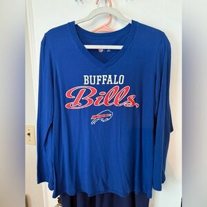 BUFFALO BILLS NFL Team Apparel Women's LS Tee